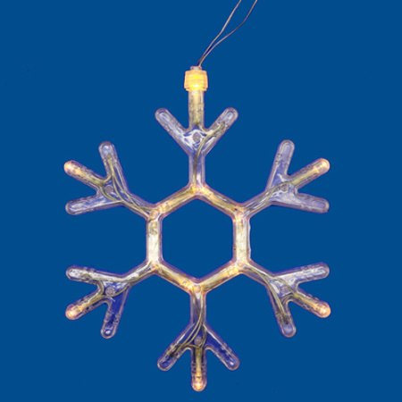 Фигура "Снежинка" 18*19см 12свд теплый белый IP20 на батарейках