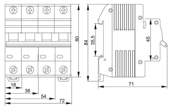 купить Автомат 1Р 4А C 6кА ВА47-60М IEK KARAT в Пензе Автомат 1Р 4А C 6кА ВА47-60М IEK KARAT