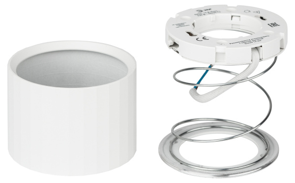 купить Светильник даунлайт 1*12Вт GX53 цилиндр белый накладной ЭРА  в Пензе Светильник даунлайт 1*12Вт GX53 цилиндр белый накладной ЭРА