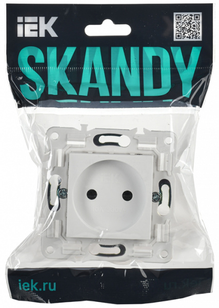 купить SKANDY Роз. без з/к/ш 10А SK-R02W арк. бел. IEK в Пензе SKANDY Роз. без з/к/ш 10А SK-R02W арк. бел. IEK