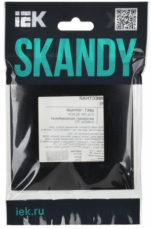 купить SKANDY Рамка 1-мест. SK-F01Bl черн. IEK в Пензе SKANDY Рамка 1-мест. SK-F01Bl черн. IEK
