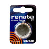 купить Батарейка дисковая CR2430 BL1 Renata  в Пензе Батарейка дисковая CR2430 BL1 Renata