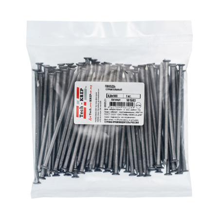 купить Гвоздь 4*100мм строительный 1,0кг в Пензе Гвоздь 4*100мм строительный 1,0кг