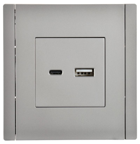 купить Фортепиано сталь механизм USB A+C скрытая 2-ая 18Вт в Пензе Фортепиано сталь механизм USB A+C скрытая 2-ая 18Вт