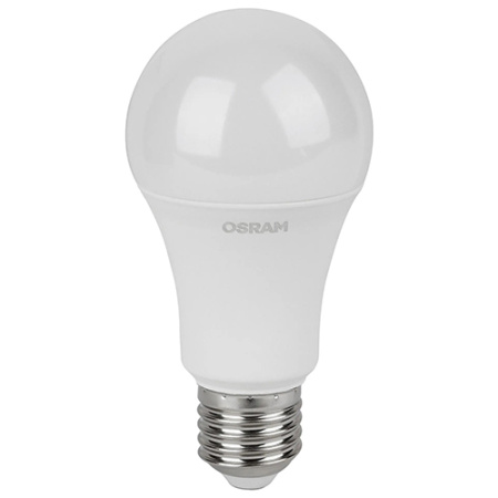 купить Лампа светодиодная 220В Е27 15Вт 3000К 1200лм стандарт A60 матовая Osram LED Value анал.7071101,704746 в Пензе Лампа светодиодная 220В Е27 15Вт 3000К 1200лм стандарт A60 матовая Osram LED Value анал.7071101,704746