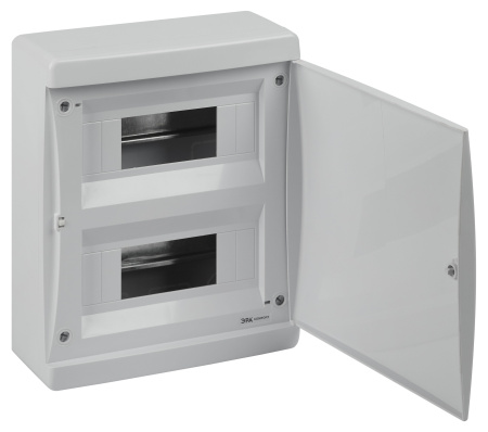 Бокс 18мод навесной белый белая дверь IP41 ЩРН-П ЭРА COMFORT