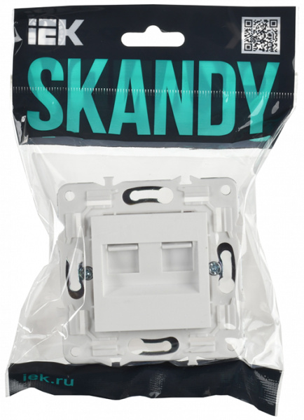 купить SKANDY Роз. комп. 2-ая RJ45 кат.5E SK-K03W арк. бел. IEK в Пензе SKANDY Роз. комп. 2-ая RJ45 кат.5E SK-K03W арк. бел. IEK