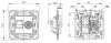 купить Сканди бежевый розетка RJ45+TV оконечная скрытая 2-ая  в Пензе Сканди бежевый розетка RJ45+TV оконечная скрытая 2-ая