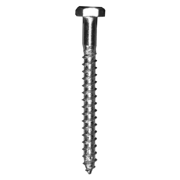 купить Шуруп сантехнический 10*200мм цинк DIN 571 2шт в Пензе Шуруп сантехнический 10*200мм цинк DIN 571 2шт