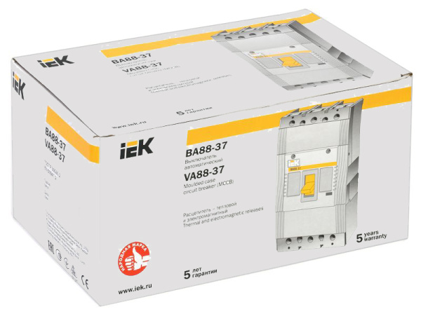 купить Автомат 3Р 315А 35кА ВА88-37 IEK  в Пензе Автомат 3Р 315А 35кА ВА88-37 IEK