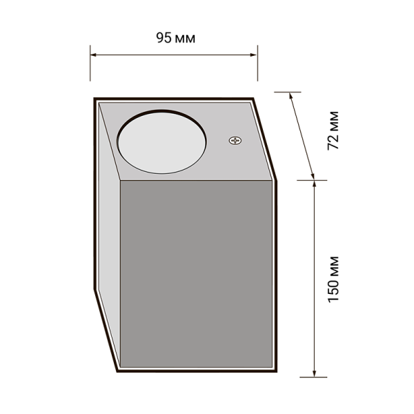купить Светильник настенный 2*35Вт GU10 IP65 черный пластик Jazzway в Пензе Светильник настенный 2*35Вт GU10 IP65 черный пластик Jazzway