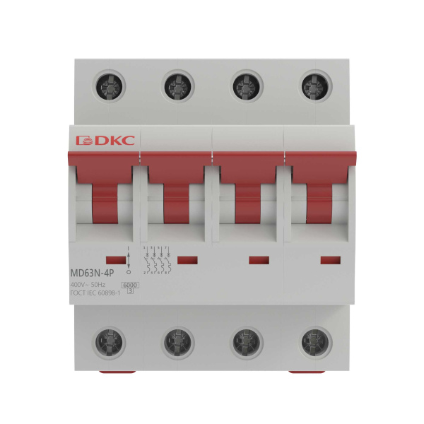 Автомат 4Р 25А C 6кА MD63N DKC YON max 