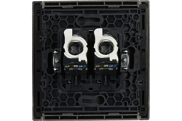 купить Фортепиано сталь механизм RJ45 2x8(8) скрытая 2-ая Cat5e в Пензе Фортепиано сталь механизм RJ45 2x8(8) скрытая 2-ая Cat5e
