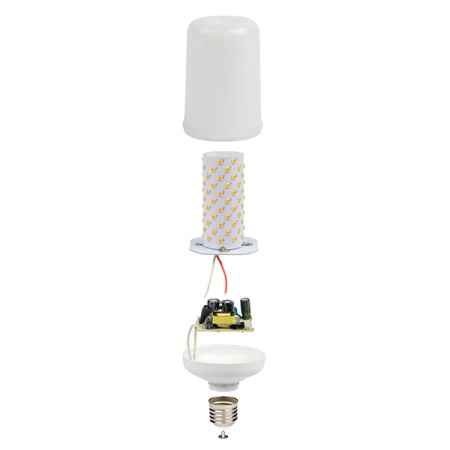 купить Лампа свд LED-L60-6W/Flame/E27/PLD01WH Uniel в Пензе Лампа свд LED-L60-6W/Flame/E27/PLD01WH Uniel