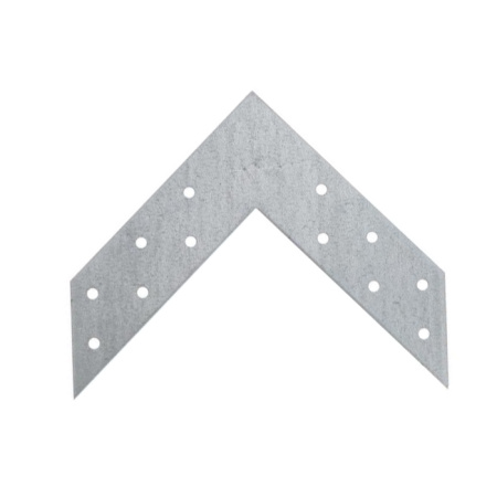 купить Угловой соединитель равносторонний 145*35*2мм цинк  в Пензе Угловой соединитель равносторонний 145*35*2мм цинк