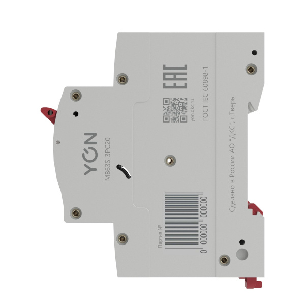 Автомат 3Р 20А C 6кА MD63N DKC YON 