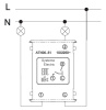 AtlasDesign сталь выключатель 2кл скрытая 10А IP20 
